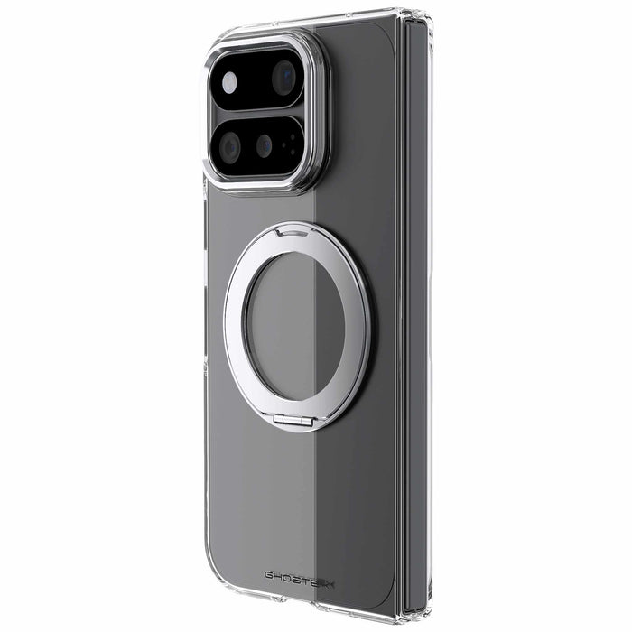 Google Pixel 11 Pro Fold Case Clear Silver