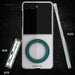 Samsung Flip 8 Case Clear Teal MagSafe