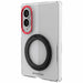 Samsung Galaxy Z Fold 8 Case Clear Red MagSafe