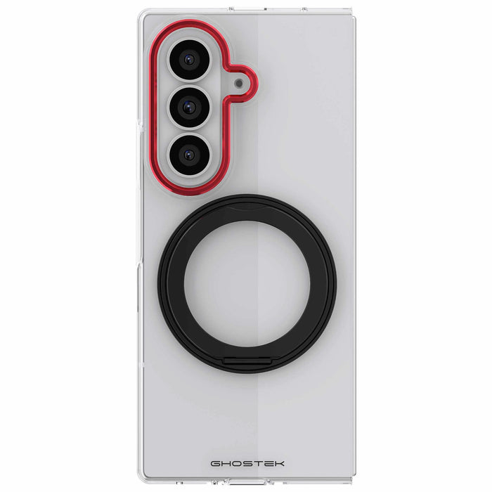 Samsung Galaxy Z Fold 8 Ultra Case Clear Red MagSafe