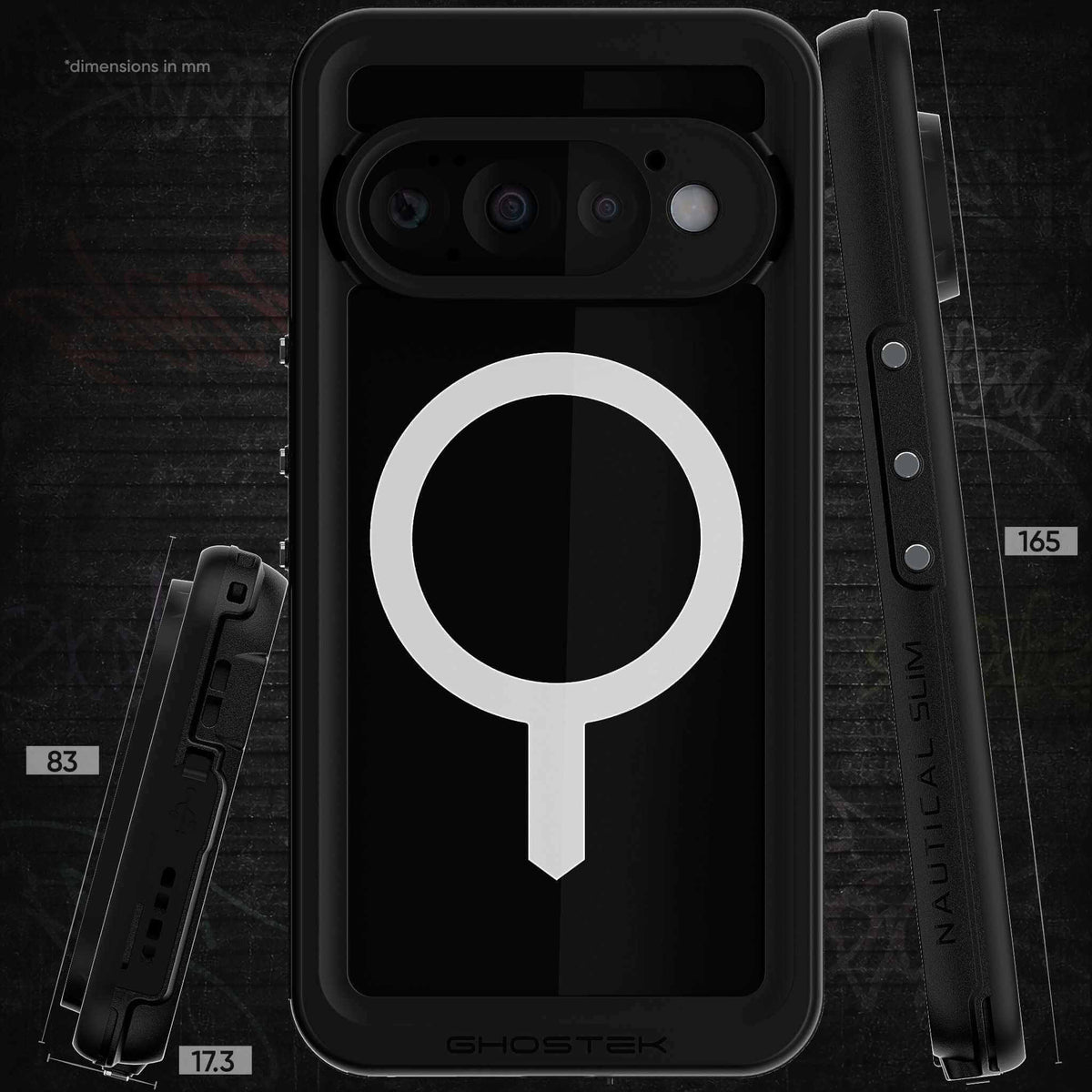 Google Pixel 11 Pro Waterproof Case Screen Protector Camera Lens Cover MagSafe Magnetic Heavy Duty