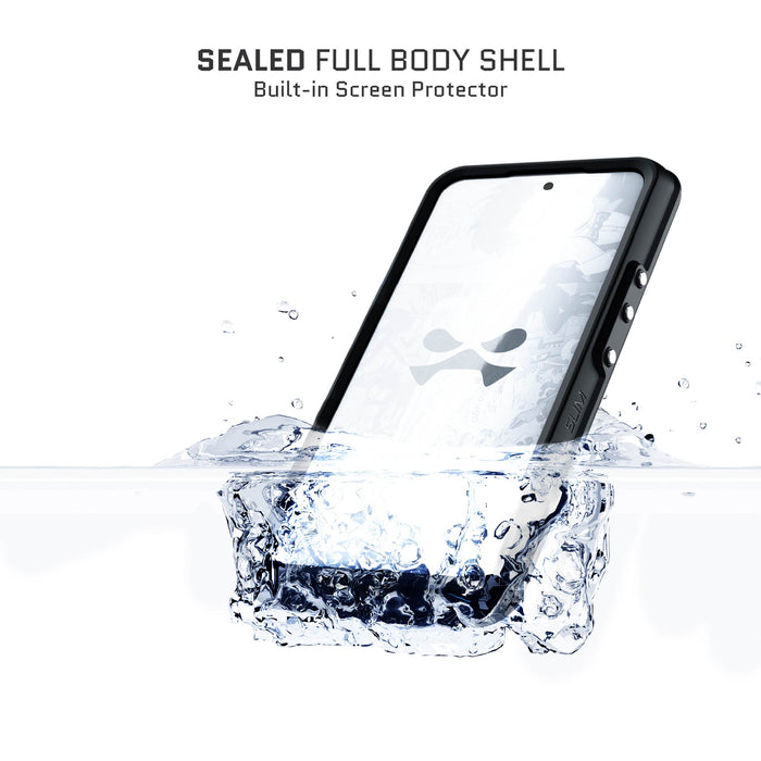 Google Pixel 9 Waterproof Protective Phone Case with Screen Protector Full Body Cover Clear