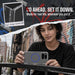 Pixel 11 Pro Fold Case Clear MagSafe Hinge Cover Blue