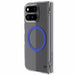 Pixel 11 Pro Fold Case Clear MagSafe Hinge Cover Blue