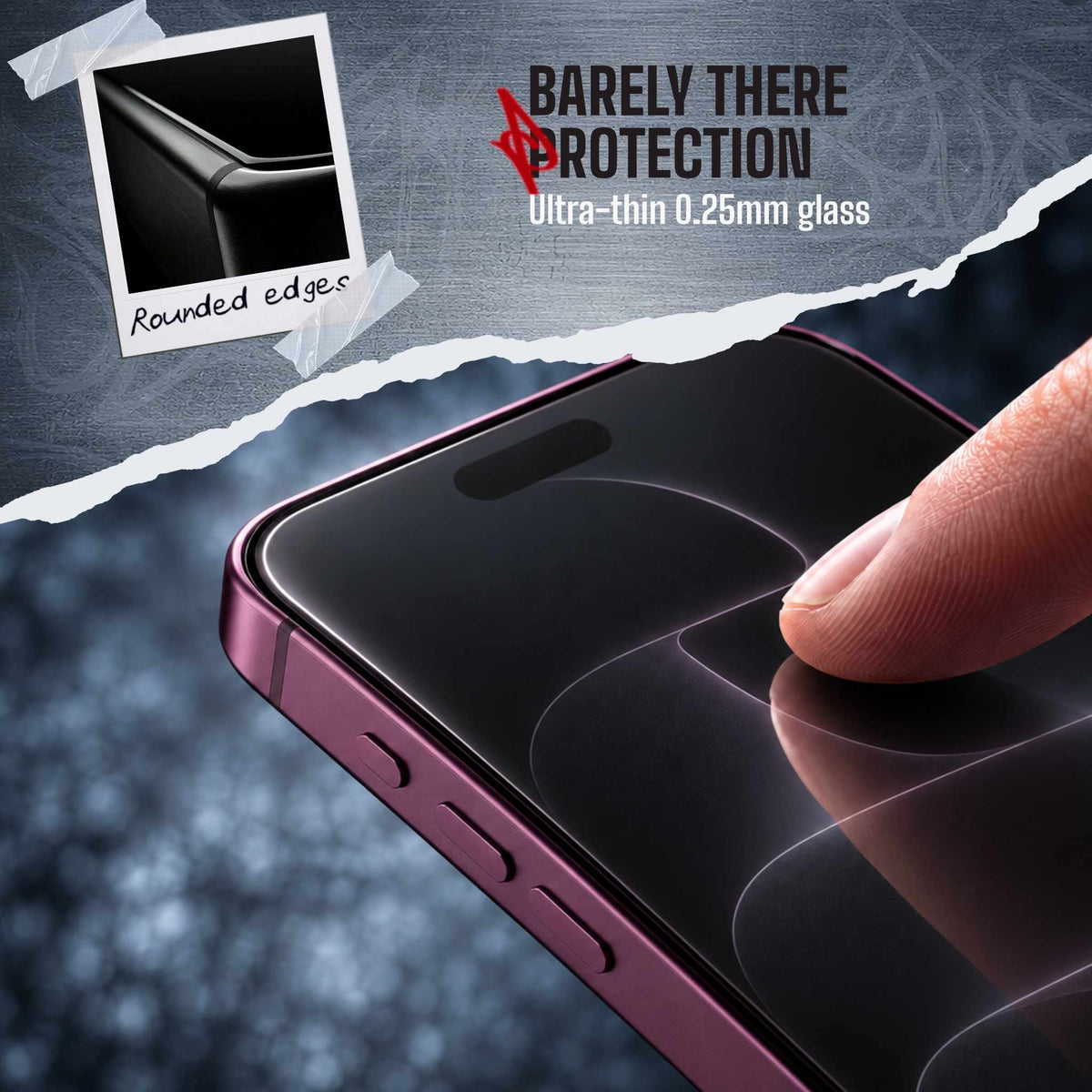 iPhone 18 Pro — Screen Protector (2-Pack)