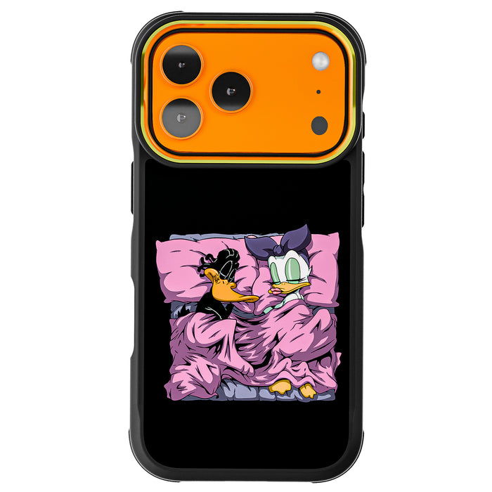 iPhone 17 Pro Sleeping Together Plastic Edition by RX Strip Artist Artwork Protective Phone Case Limited Edition Collab Cover