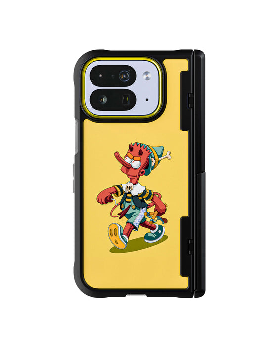 Pixel 10 Pro Fold BAROCCHIO DEVIL by Dhani Barragán Artist Artwork Protective Phone Case Limited Edition Collab Cover