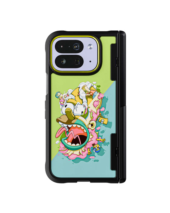 Pixel 10 Pro Fold DECONSTRUCTED YINYÁNG by Dhani Barragán Artist Artwork Protective Phone Case Limited Edition Collab Cover