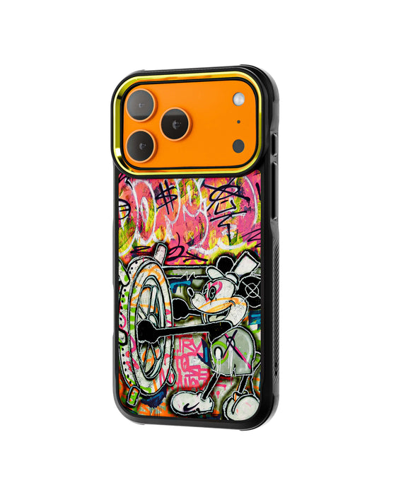 iPhone 17 Pro Max Mickey Mouse My Way Case Artist Collab Artwork Protective MagSafe Phone Cover