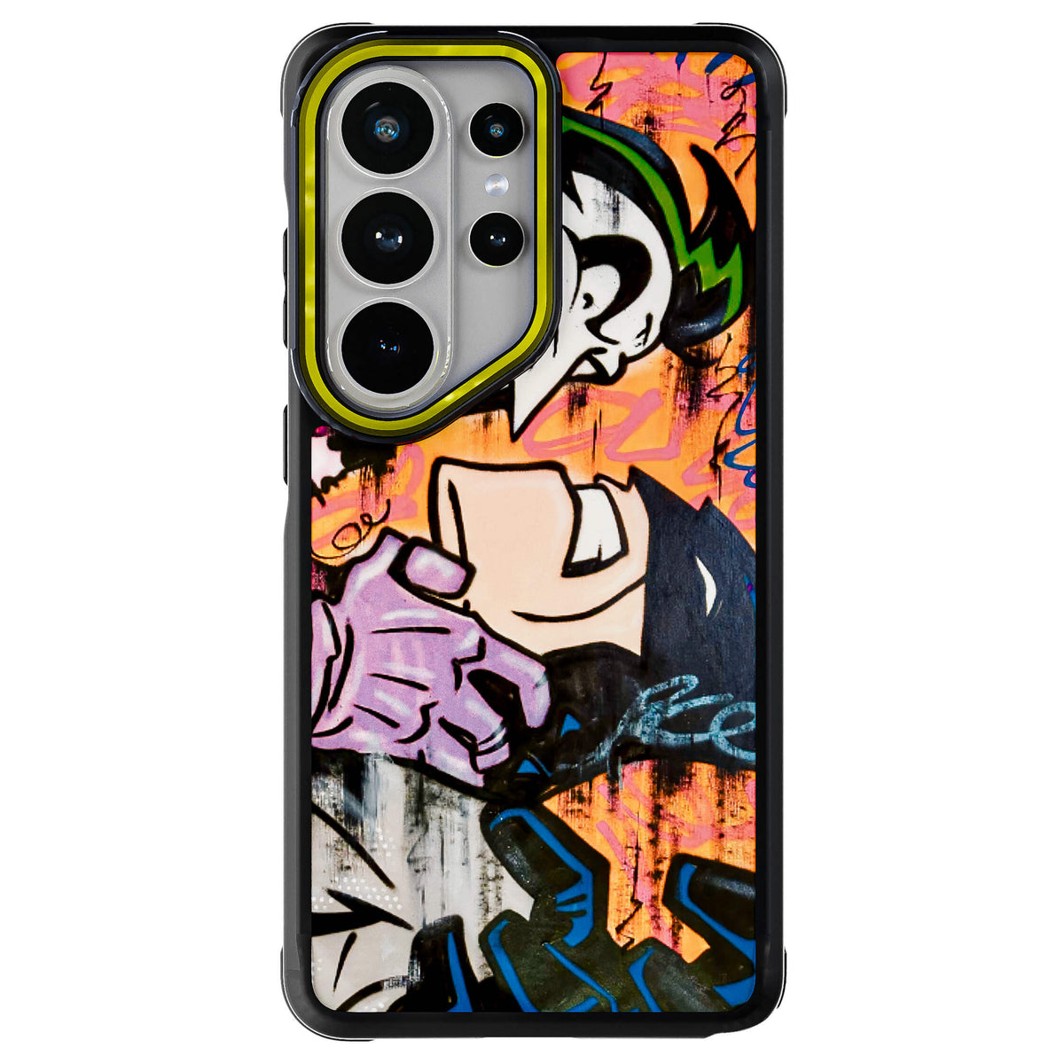 Galaxy S26 Ultra Joker vs Batman - Spraypaint Case Phone Cover