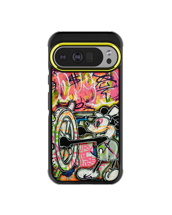 Pixel 10 Pro XL Mickey Mouse My Way Case Artist Collab Artwork Protective MagSafe Phone Cover