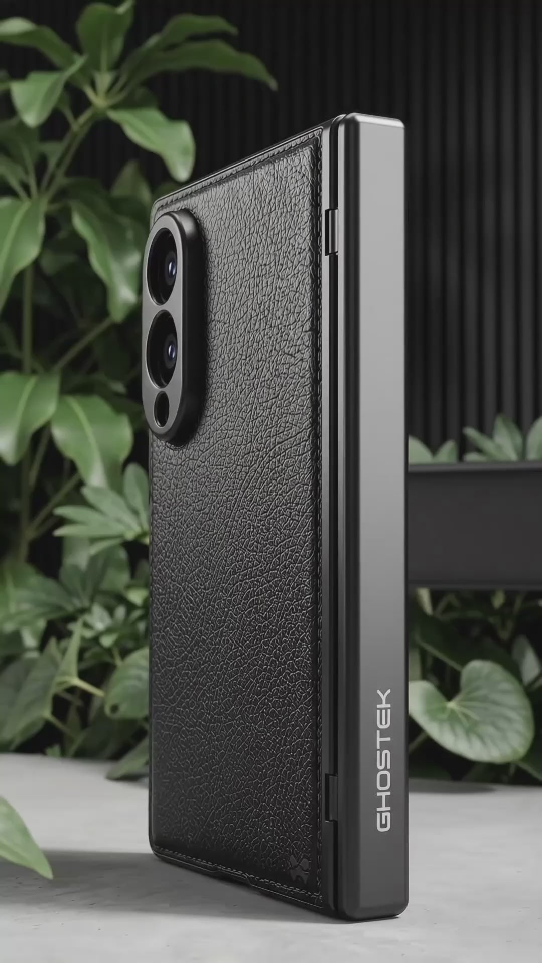 Galaxy Z Fold 8 Leather Case with MagSafe and Screen Protector
