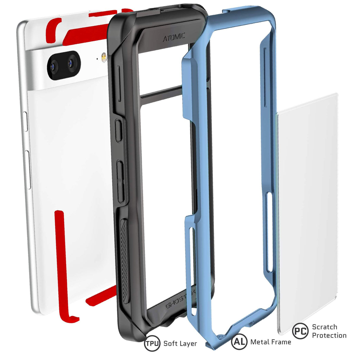 Pixel 7 Phone Case Blue