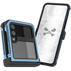 
                                Galaxy Flip 4 Protective Clear Aluminum Cases — ATOMIC slim