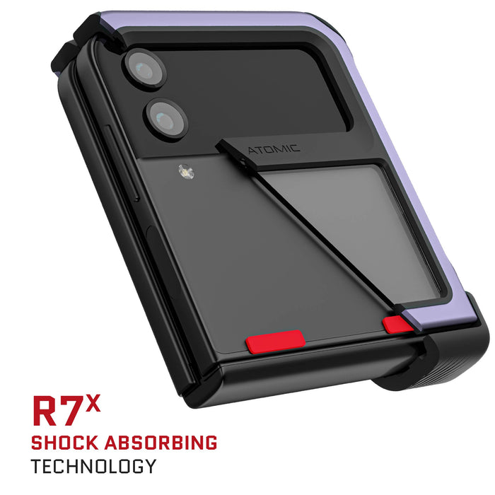 Samsung Galaxy ZFlip 4 Case Purple Clear