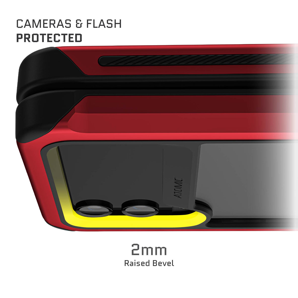 Samsung Galaxy Flip 4 Case Red Metal