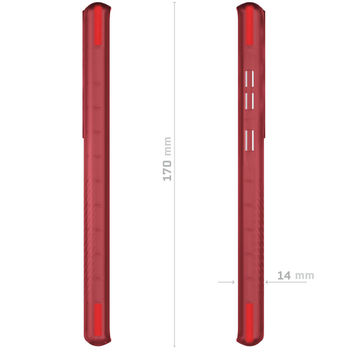 Samsung S23 Ultra Red Case Clear