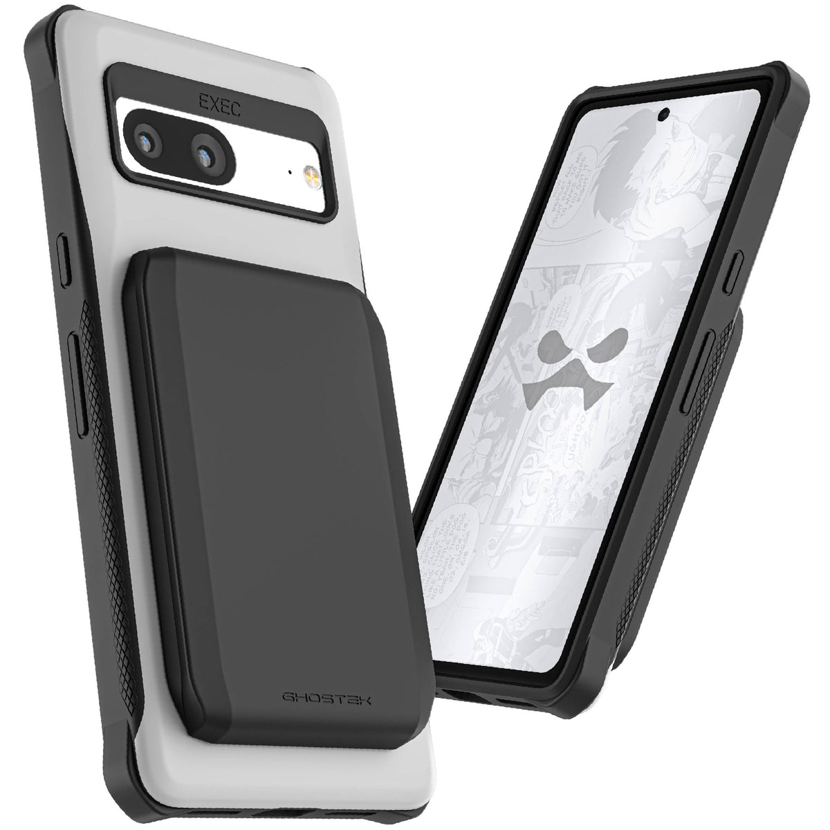 Google Pixel 7 Wallet Case Gray