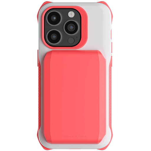 Pink iPhone 14 Pro Case Wallet MagSafe Card Holder