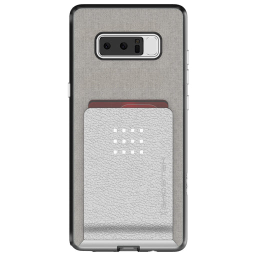 Galaxy Note 8 Silver Wallet Case